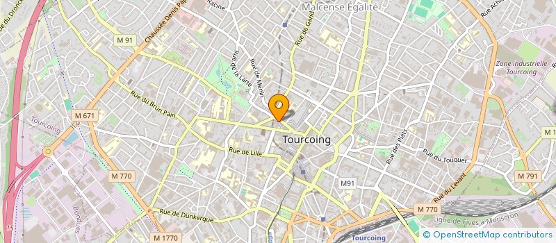 localisation de l'entreprise SOCIETE CIVILE A LA VILLE D'OSTENDE à RONCQ