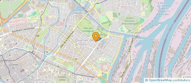 localisation de l'entreprise SOCIETE CIVILE A.N.D.C.  STRASBOURG