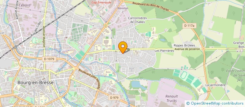 localisation de l'entreprise SOCIETE CIVILE A.S.E.M à BOURG-EN-BRESSE