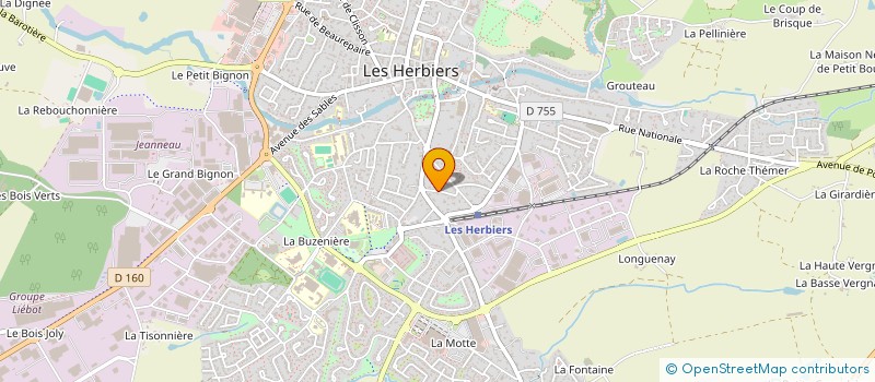 localisation de l'entreprise SOCIETE CIVILE A-Z LEMAN à LES HERBIERS