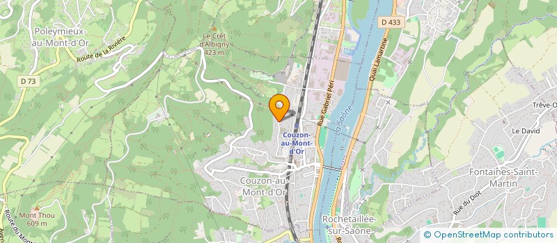 localisation de l'entreprise SOCIETE CIVILE A3M  COUZON-AU-MONT-D OR