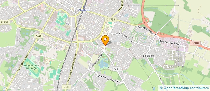 localisation de l'entreprise SOCIETE CIVILE AB GESTION à CHALLANS