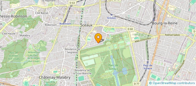 localisation de l'entreprise SOCIETE CIVILE ABC2M  SCEAUX