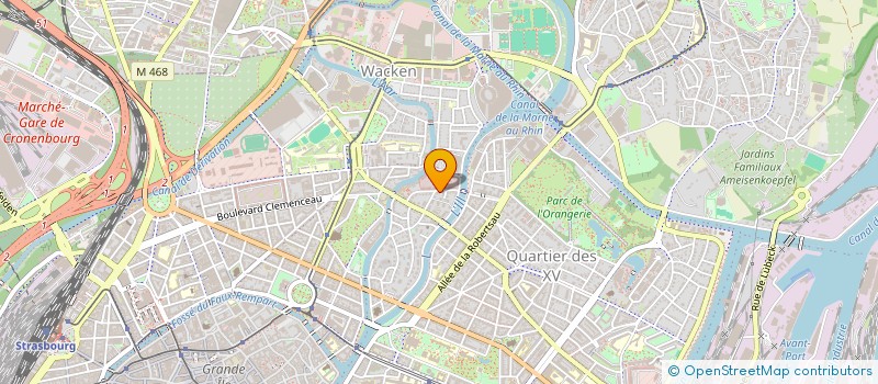 localisation de l'entreprise SOCIETE CIVILE ABESSERA PATRIMOINE à STRASBOURG