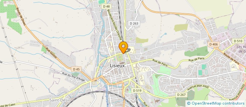 localisation de l'entreprise SOCIETE CIVILE AC INVESTISSEMENTS  LISIEUX