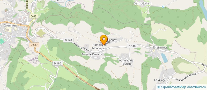 localisation de l'entreprise SOCIETE CIVILE ACEM  DIZIMIEU