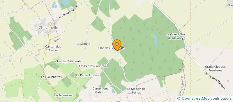 localisation de l'entreprise SOCIETE CIVILE ADAM  LE CONTROIS-EN-SOLOGNE