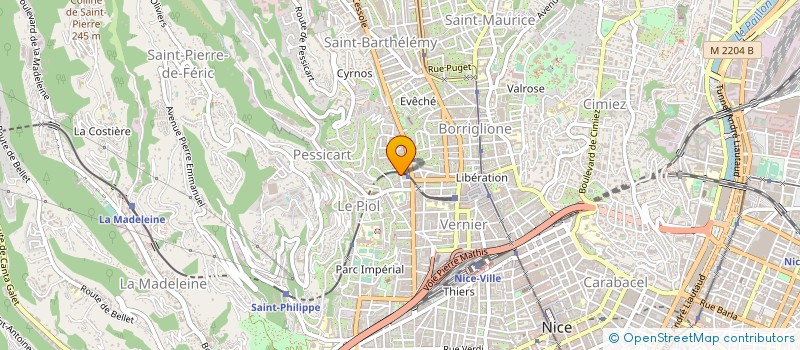 localisation de l'entreprise SOCIETE CIVILE ADM à NICE