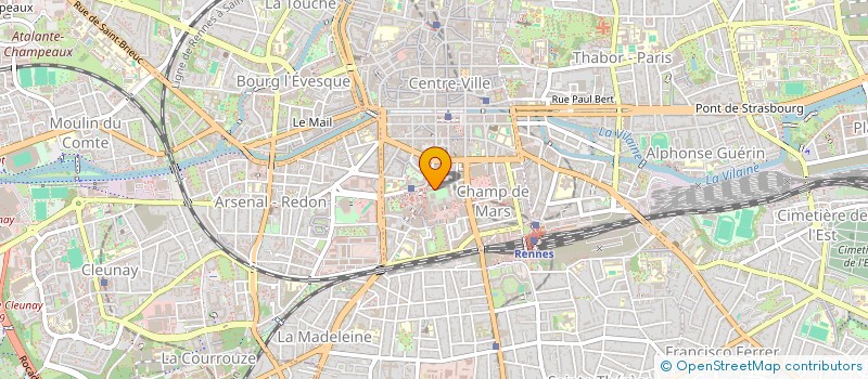 localisation de l'entreprise SOCIETE CIVILE AFAP EMERAUDE  RENNES