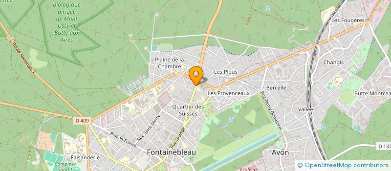 localisation de l'entreprise SOCIETE CIVILE AGARDIX  FONTAINEBLEAU