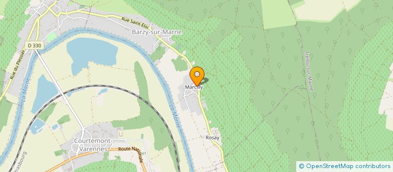 localisation de l'entreprise SOCIETE CIVILE AGRICOLE CASTEX à BARZY SUR MARNE