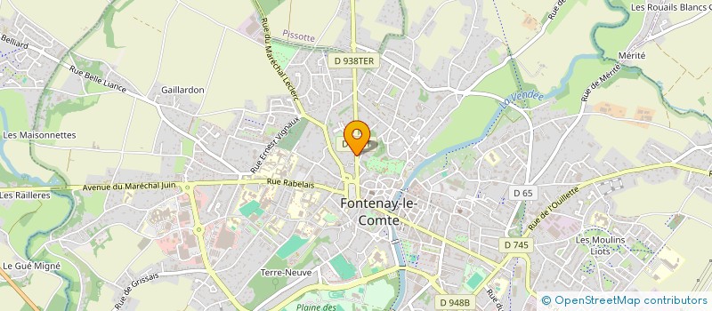 localisation de l'entreprise SOCIETE CIVILE AGRICOLE CHAUSSERIE  FONTENAY-LE-COMTE