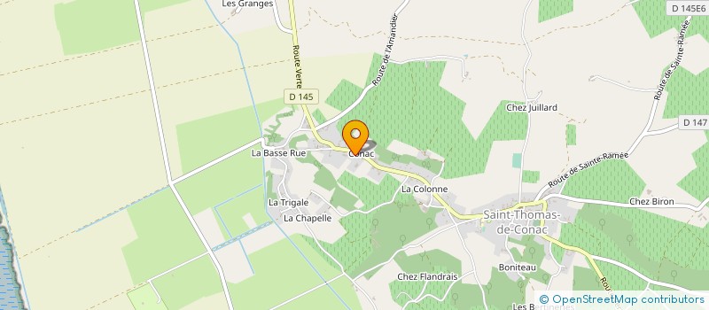 localisation de l'entreprise SOCIETE CIVILE AGRICOLE DE CONAC à SAINT-THOMAS-DE-CONAC