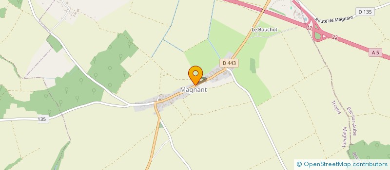 localisation de l'entreprise SOCIETE CIVILE AGRICOLE DE LA MALADIERE  MAGNANT