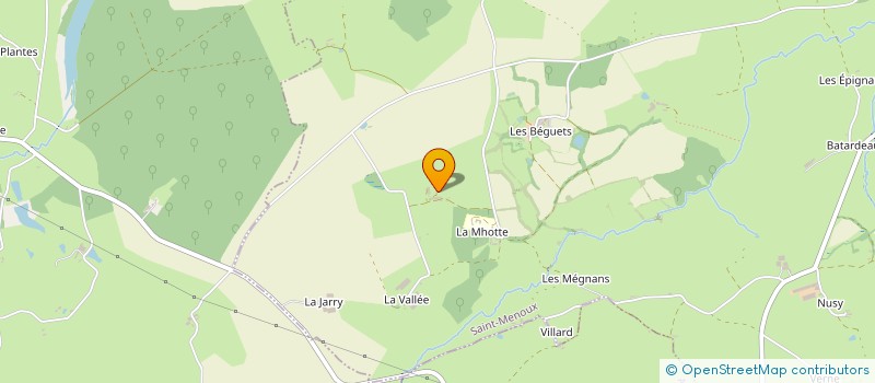 localisation de l'entreprise SOCIETE CIVILE AGRICOLE DE LA MHOTTE  SAINT-MENOUX