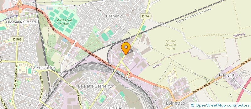 localisation de l'entreprise SOCIETE CIVILE AGRICOLE DES SERNICLAYS  BETHENY