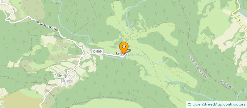 localisation de l'entreprise SOCIETE CIVILE AGRICOLE DU BEZU  SAINT JUST ET LE BEZU