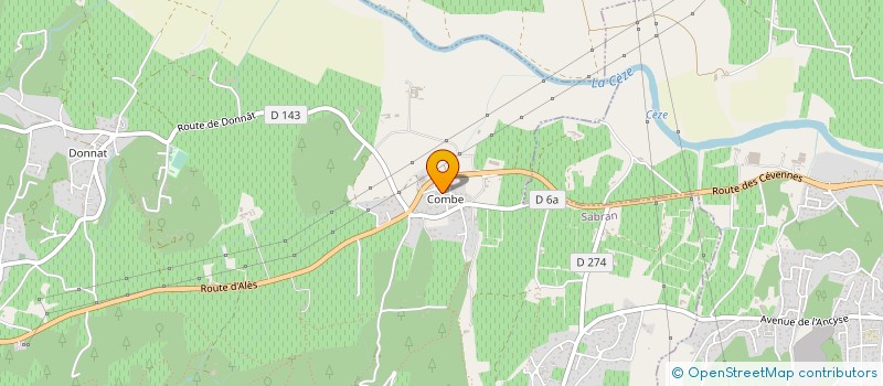 localisation de l'entreprise SOCIETE CIVILE AGRICOLE DU DOMAINE DE LA RAMIERE à SABRAN