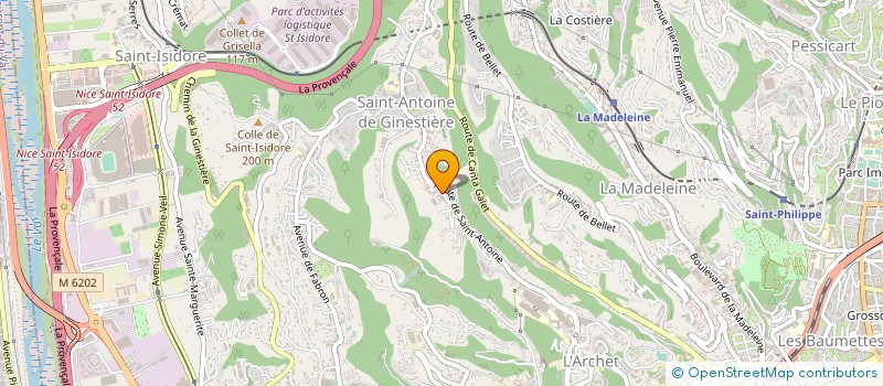 localisation de l'entreprise SOCIETE CIVILE AGRICOLE DU GROS PIN à NICE