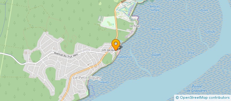 localisation de l'entreprise SOCIETE CIVILE AGRICOLE ET FORESTIERE DE GLEIZE VIELLE  LEGE-CAP-FERRET