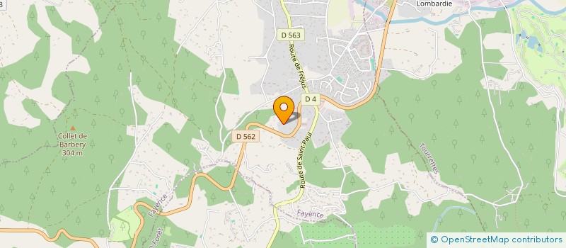 localisation de l'entreprise SOCIETE CIVILE AGRICOLE LA FOUVERT  FAYENCE