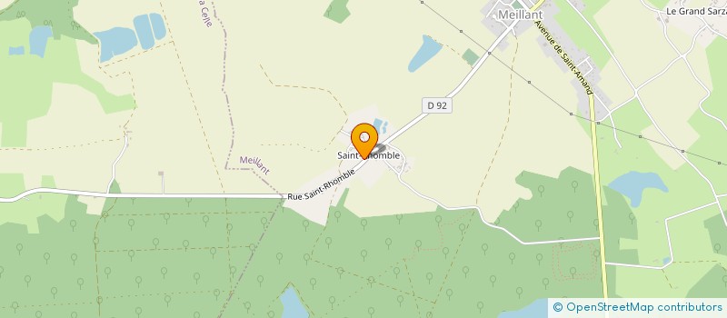 localisation de l'entreprise SOCIETE CIVILE AGRICOLE LES CHAMPS LIGNES  MEILLANT