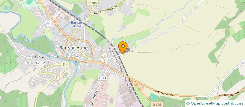 localisation de l'entreprise SOCIETE CIVILE AGRICOLE SAINT NICOLAS à BAR SUR AUBE