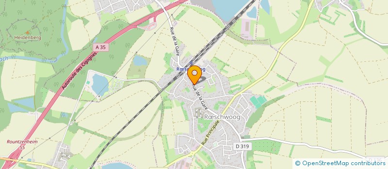 localisation de l'entreprise SOCIETE CIVILE AGRICOLE SCHNEIDER  RSCHWOOG