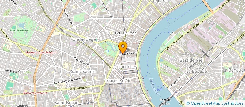 localisation de l'entreprise SOCIETE CIVILE ALAS  BORDEAUX