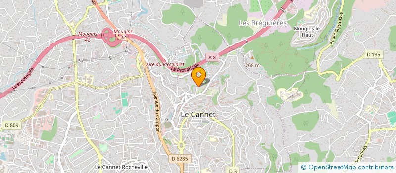 localisation de l'entreprise SOCIETE CIVILE ALC à LE CANNET