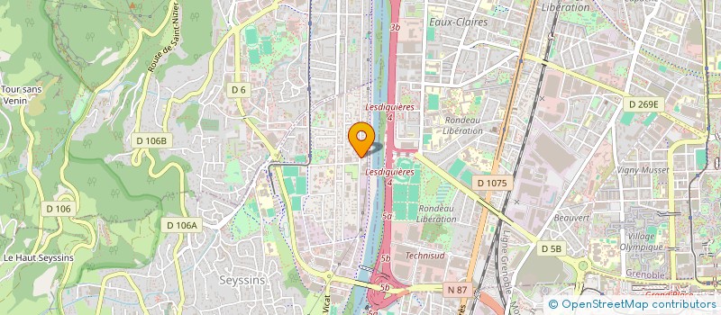 localisation de l'entreprise SOCIETE CIVILE ALDEBARAN à SEYSSINS