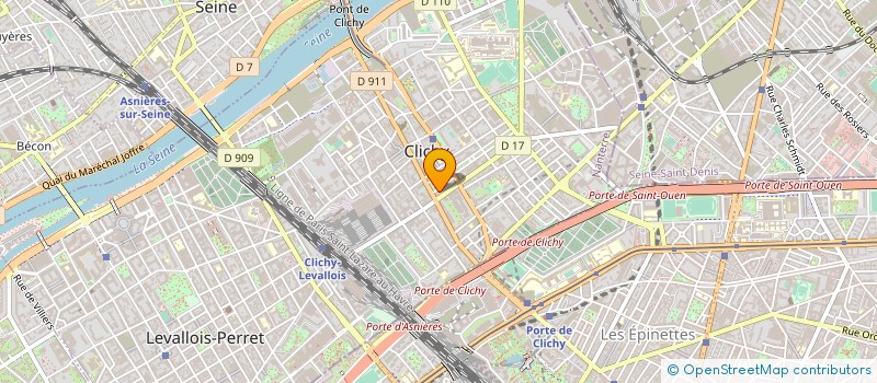 localisation de l'entreprise SOCIETE CIVILE ALEXA à CLICHY