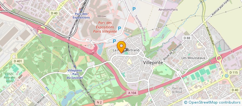 localisation de l'entreprise SOCIETE CIVILE ALEXANDRA à VILLEPINTE