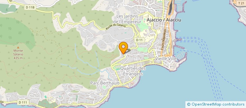 localisation de l'entreprise SOCIETE CIVILE ALEXANDRA à AJACCIO