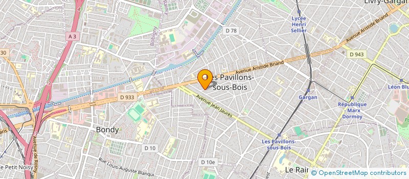 localisation de l'entreprise SOCIETE CIVILE ALGHIS à LES PAVILLONS-SOUS-BOIS