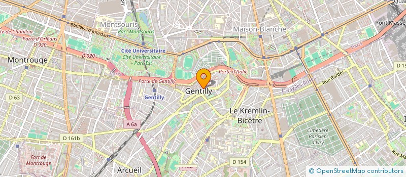localisation de l'entreprise SOCIETE CIVILE ALIDA à GENTILLY
