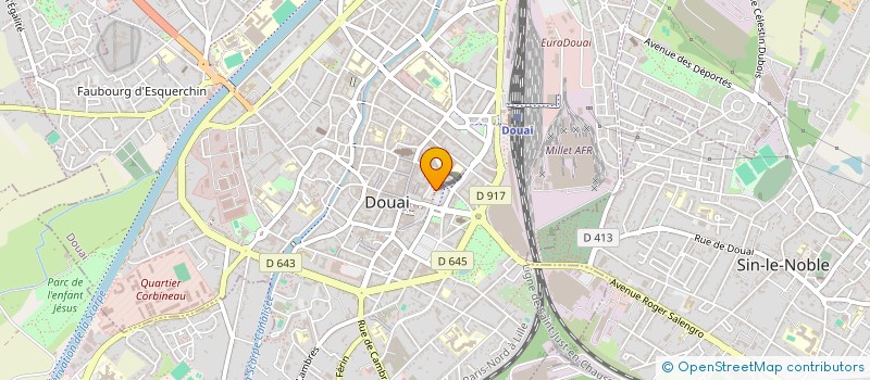 localisation de l'entreprise SOCIETE CIVILE ALISE à DOUAI