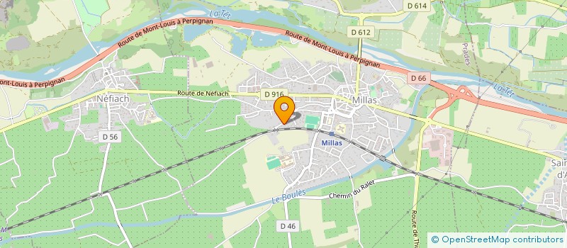 localisation de l'entreprise SOCIETE CIVILE ALOUS  MILLAS