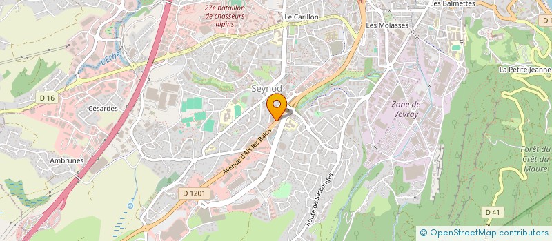 localisation de l'entreprise SOCIETE CIVILE ALPHA à ANNECY