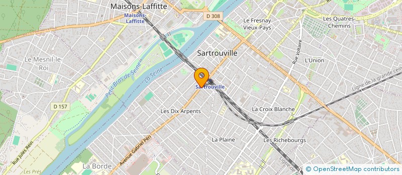 localisation de l'entreprise SOCIETE CIVILE ALPHAGEST à SARTROUVILLE