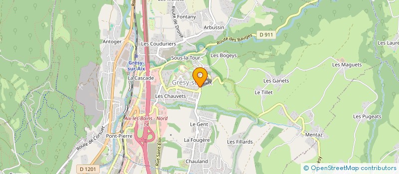 localisation de l'entreprise SOCIETE CIVILE AMARYLIS 1ER  GRESY-SUR-AIX