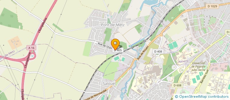 localisation de l'entreprise SOCIETE CIVILE AMAURY 80  PONT-DE-METZ