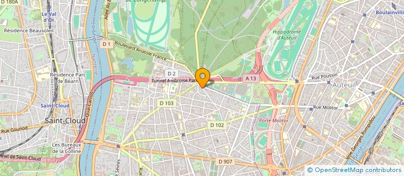 localisation de l'entreprise SOCIETE CIVILE ANATOLE à BOULOGNE-BILLANCOURT