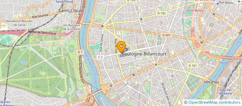 localisation de l'entreprise SOCIETE CIVILE ANCEFIX à BOULOGNE-BILLANCOURT