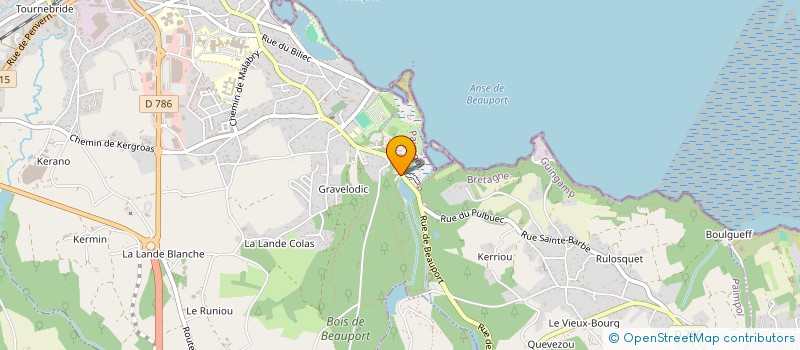 localisation de l'entreprise SOCIETE CIVILE ANDRE ARZIN  PAIMPOL