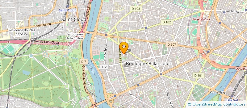localisation de l'entreprise SOCIETE CIVILE ANJACA à BOULOGNE-BILLANCOURT