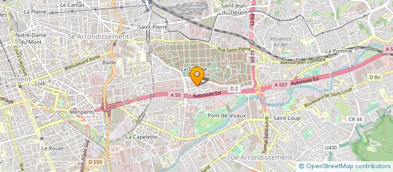 localisation de l'entreprise SOCIETE CIVILE ANSIL  MARSEILLE 10EME