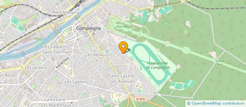 localisation de l'entreprise SOCIETE CIVILE ANTOINE CURIAL  COMPIEGNE