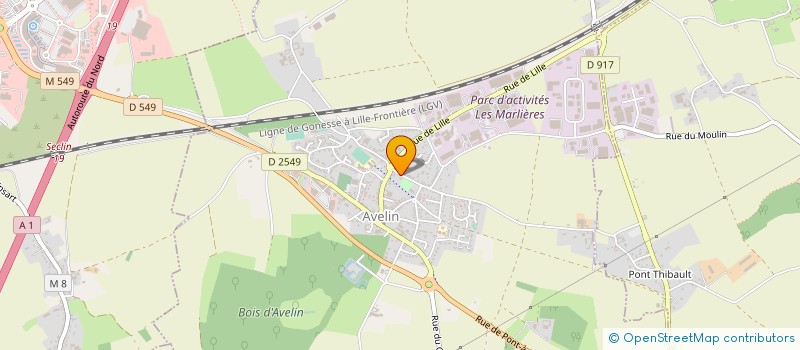 localisation de l'entreprise SOCIETE CIVILE ANTROEUILLES à ENNEVELIN