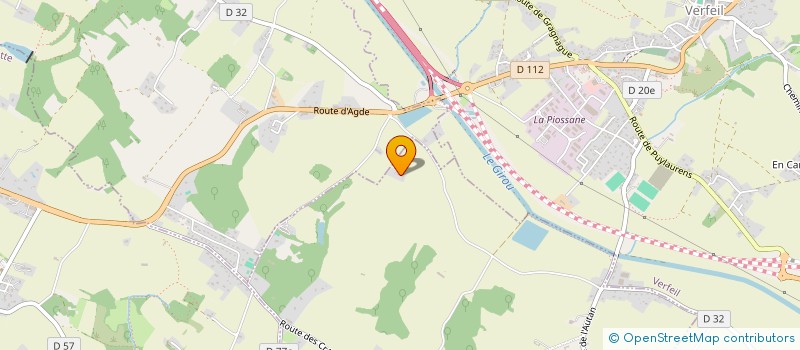 localisation de l'entreprise SOCIETE CIVILE AOUT 87  LAVALETTE